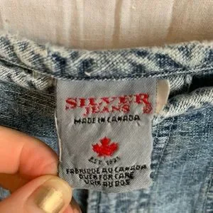 Silver Jeans Shorts Vintage 9s Silver Jeans Made In Canada